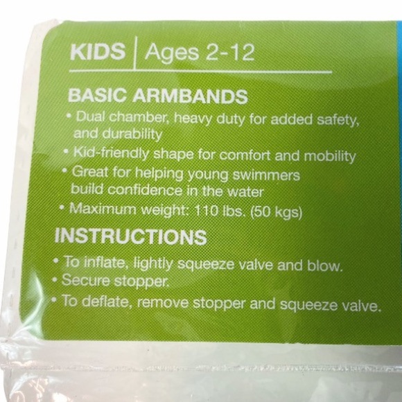 New Seago Swim Goggles, Nose Clips, Ear Plugs & Speedo Arm Bands For Kids - Picture 15 of 16